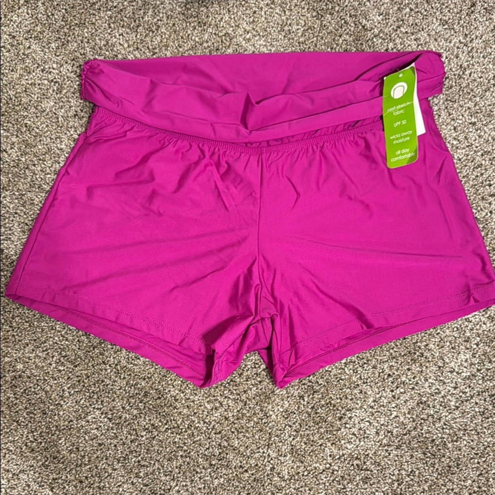 NWT Next Women's Pink Swim Shorts S
